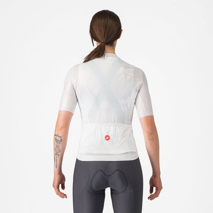 Trikot CASTELLI FANTASIA Damen Kurzarm Weiß