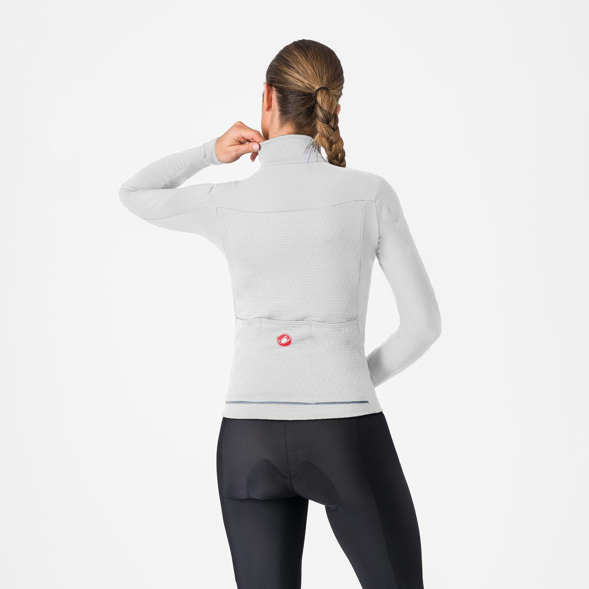 Trikot CASTELLI SFIDA 3 Langarm Frau Grau