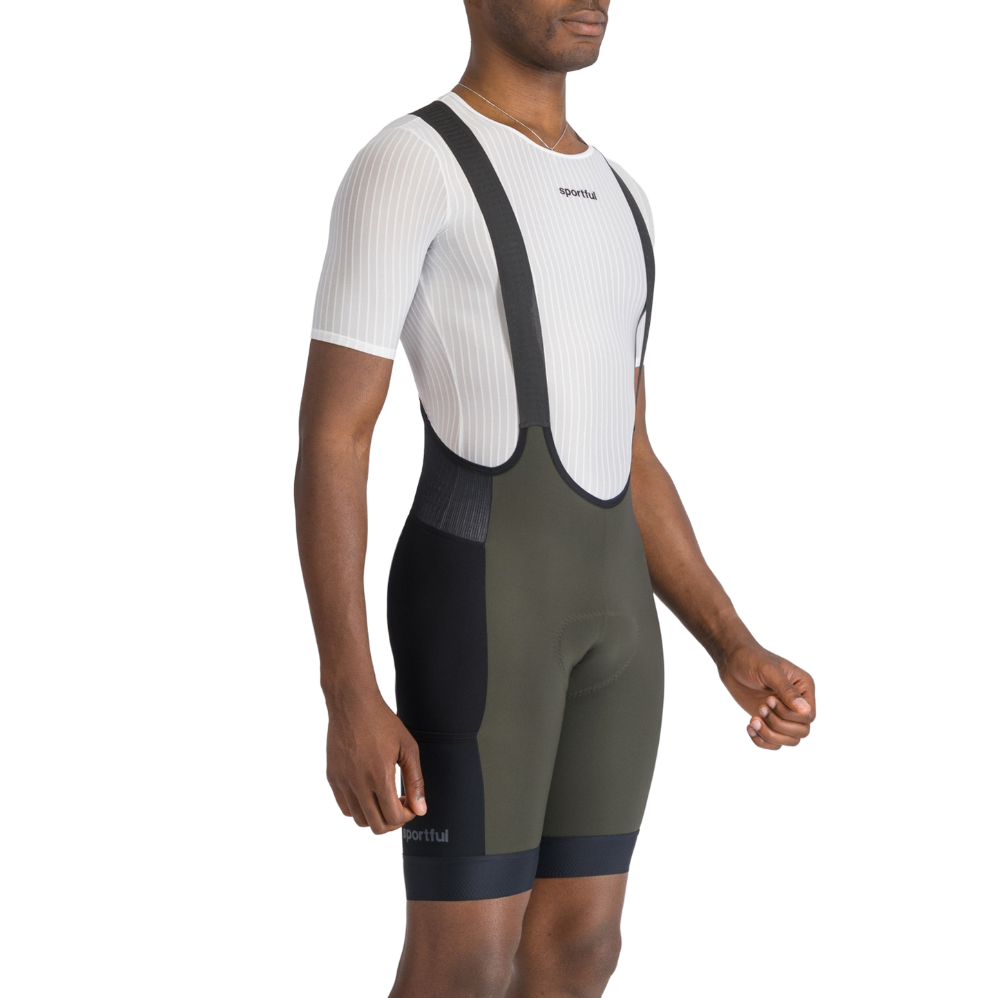 Kurze Trägerhose SPORTFUL SUPERGIARA 2 Khaki/Schwarz