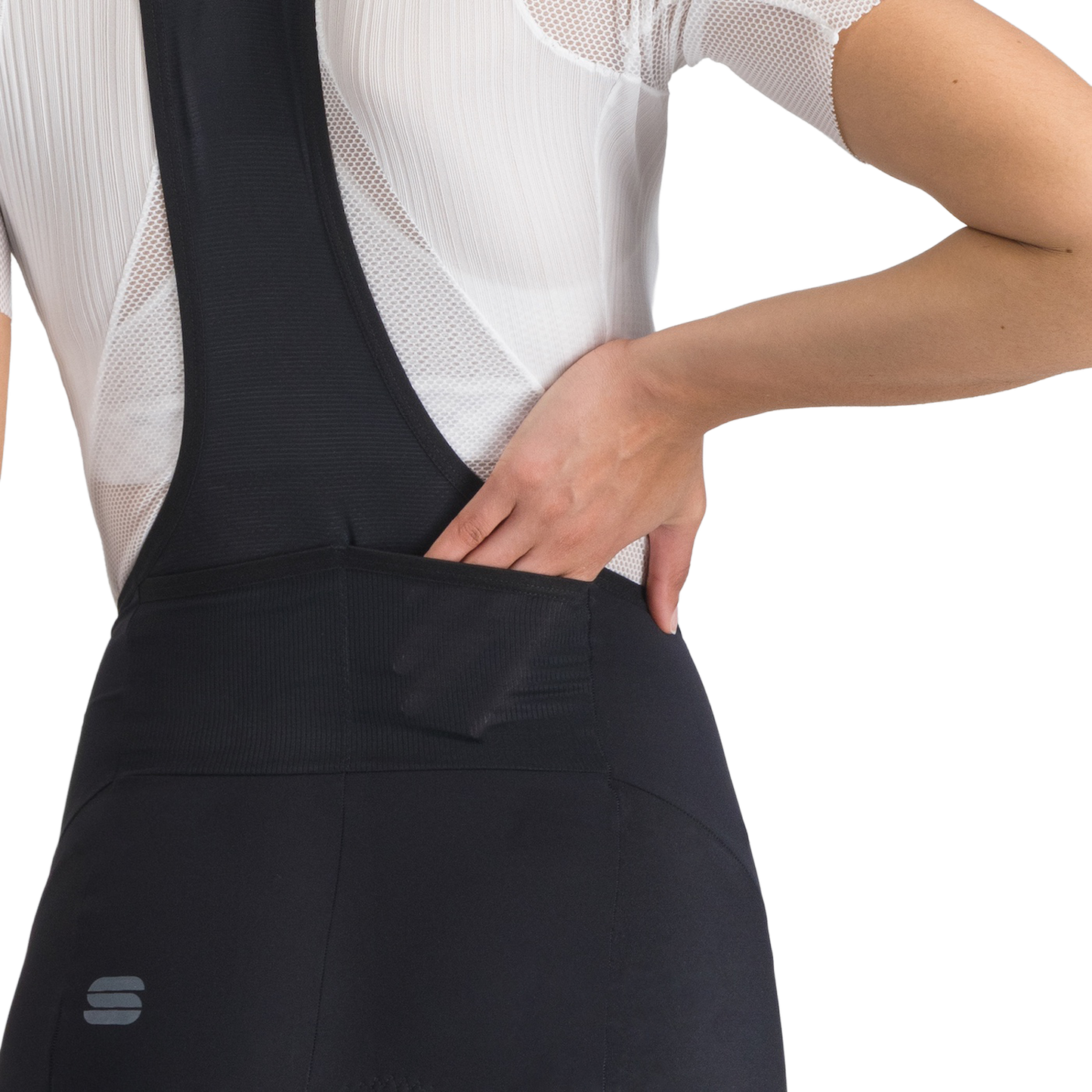 SPORTFUL SUPERGIARA 2 Damen Kurz Trägerhose Schwarz