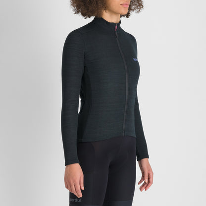 SPORTFUL SUPERGIARA WOOL Damen-Langarmtrikot Schwarz