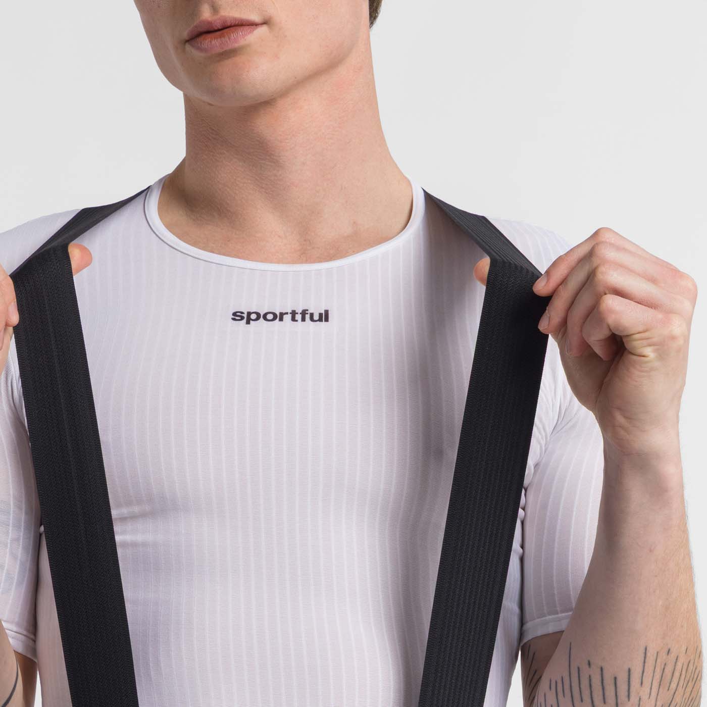 SPORTFUL LTD 2 Kurze Trägerhose Grau