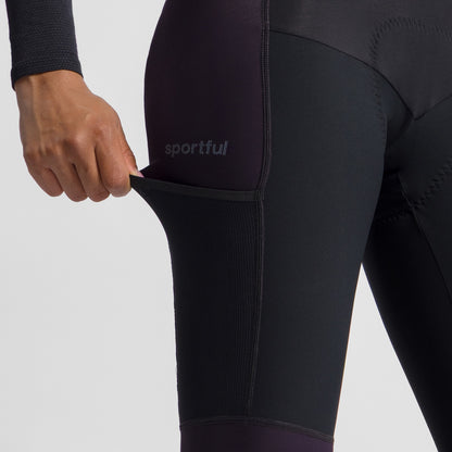 Lange Damen-Trägerhose SPORTFUL SUPERGIARA 2 Violett/Schwarz