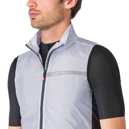 Ärmellose Jacke CASTELLI SQUADRA STRETCH Grau