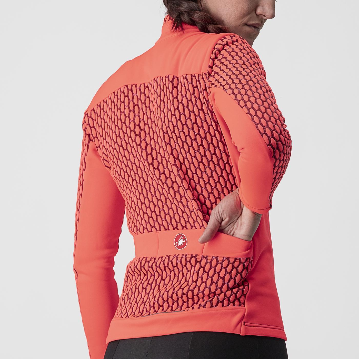 Trikot CASTELLI SFIDA 2 Langarm Women Rosa/Bordeaux