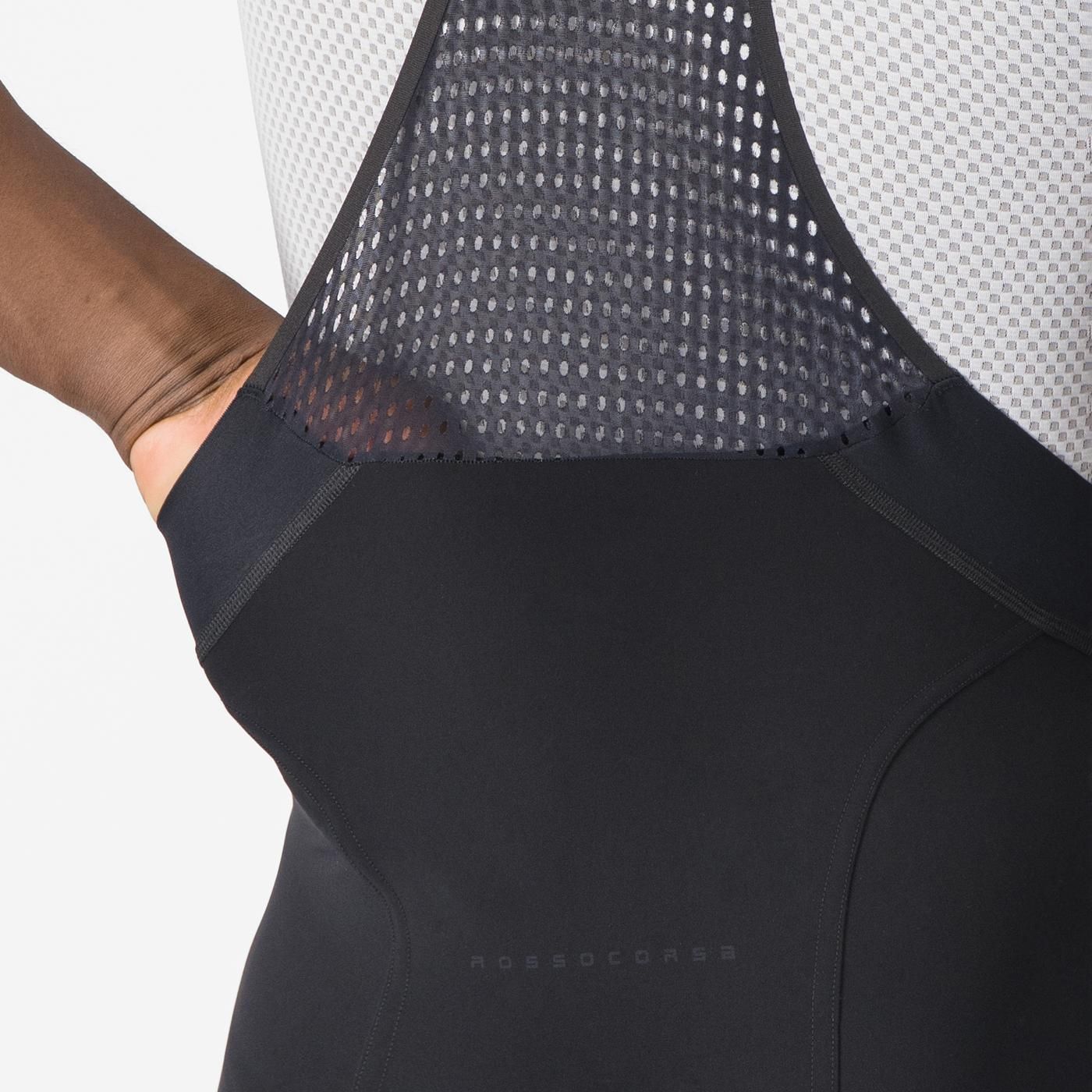 CASTELLI PREMIO EVO Kurze Trägerhose Schwarz