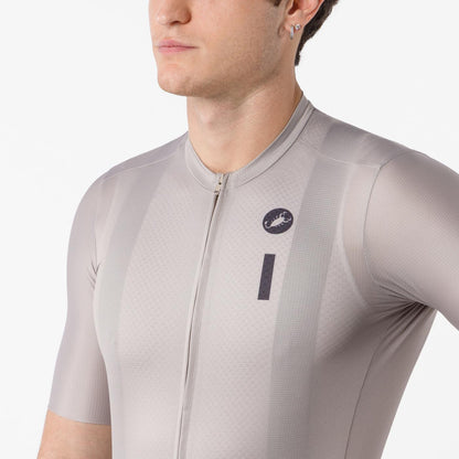 Trikot CASTELLI DRITTONE LOGO Kurzarm Clay
