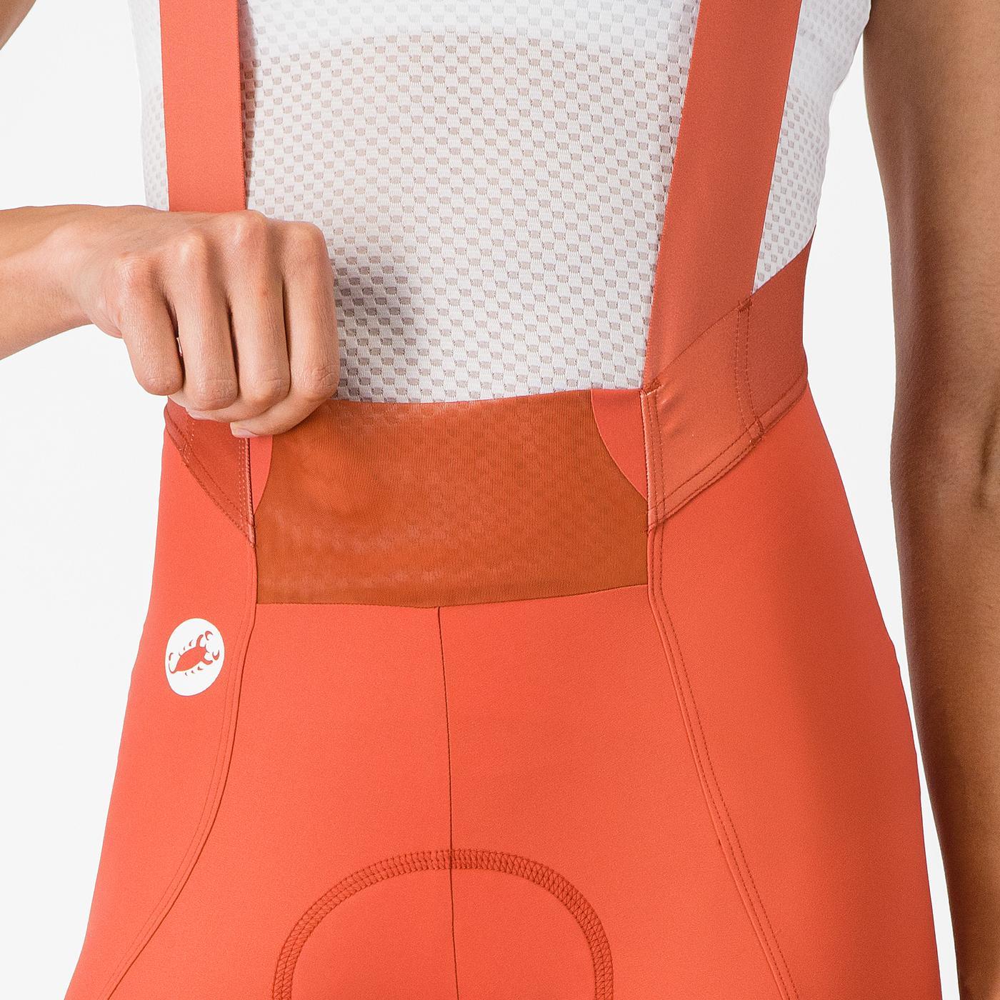 CASTELLI ESPRESSO 2 W DT Frau Paprika Kurze Trägerhose