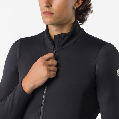 Trikot CASTELLI COMPETIZIONE THERMAL Langarm Schwarz