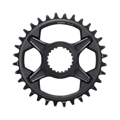 SHIMANO XT M8100 Kettenblatt für Einfachantrieb, 12-fach, Direct Mount — Ansicht des Kettenblatts vor weißem Hintergrund