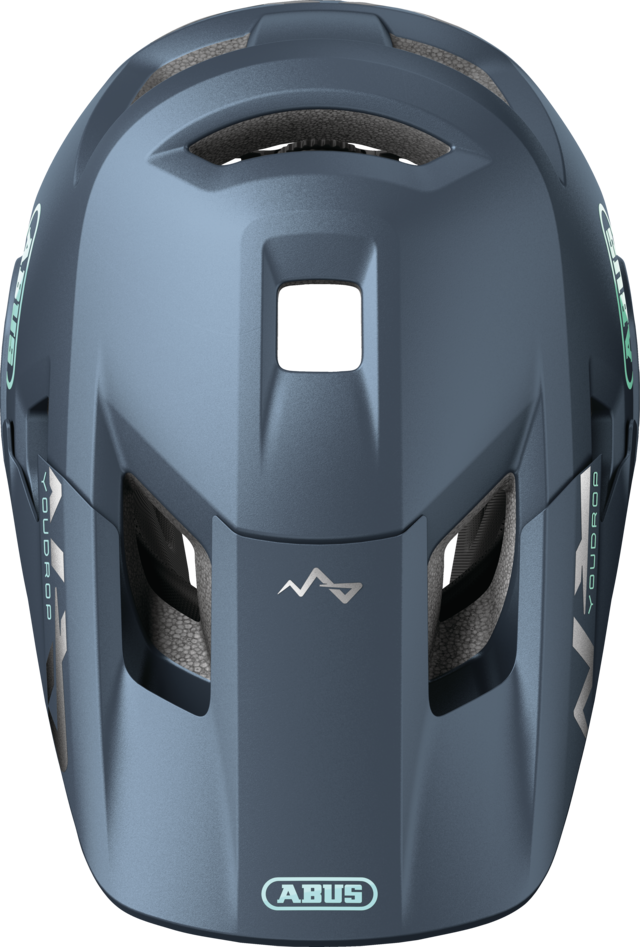 ABUS YOUDROP FF Junior Mountainbike-Helm, Midnight Blau