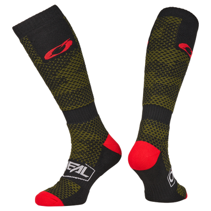 O'NEAL PRO MX COVERT Socken Schwarz/Grün