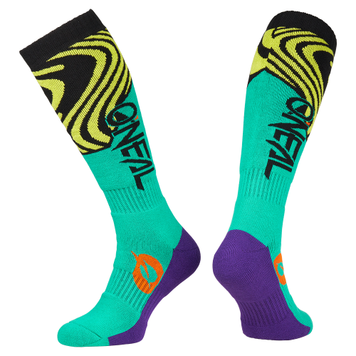 O'NEAL PRO MX NOVA Socken Türkis/Gelb