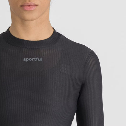 SPORTFUL WINTER langärmeliges Damen-Funktionsunterhemd Schwarz