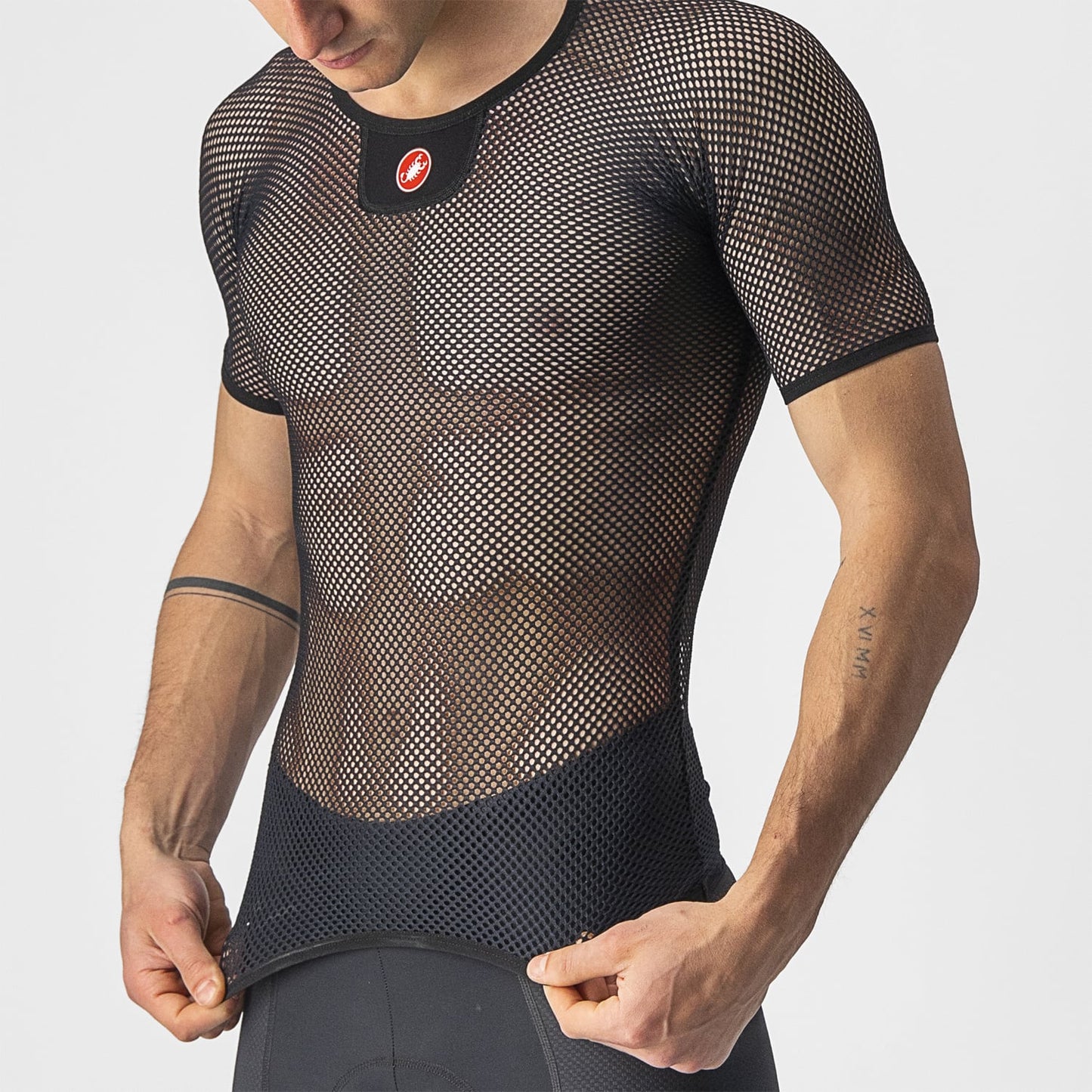 Unterwäsche CASTELLI CORE MESH 3 Kurzarm Schwarz