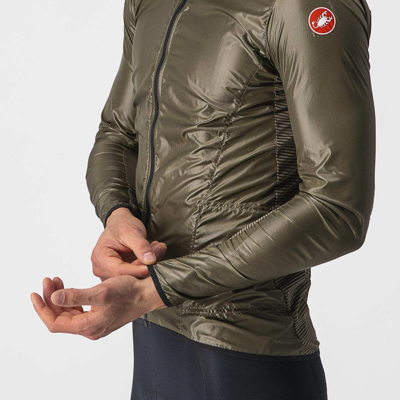 CASTELLI ARIA SHELL Jacke Braun
