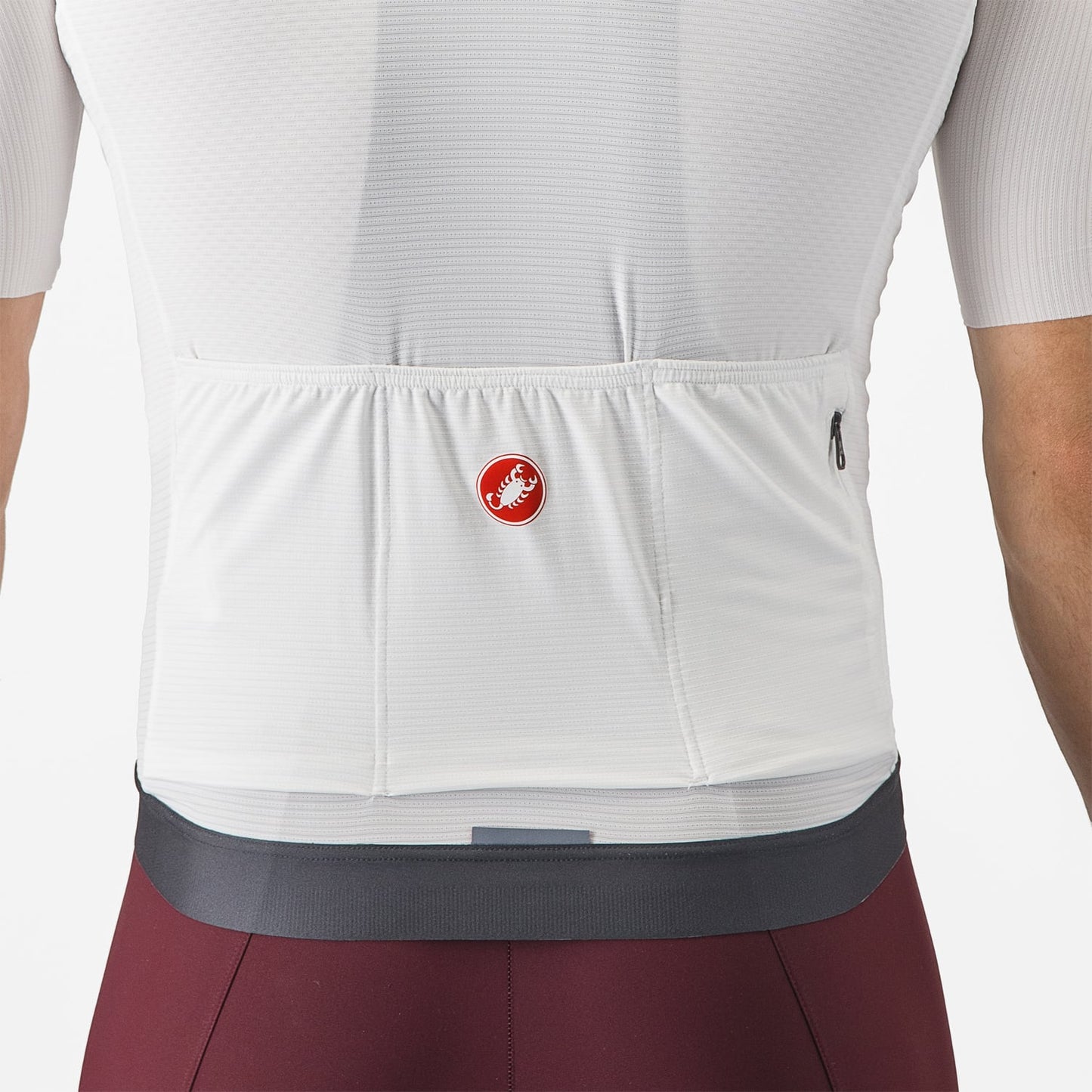 CASTELLI ESPRESSO Trikot Kurzarm Weiß