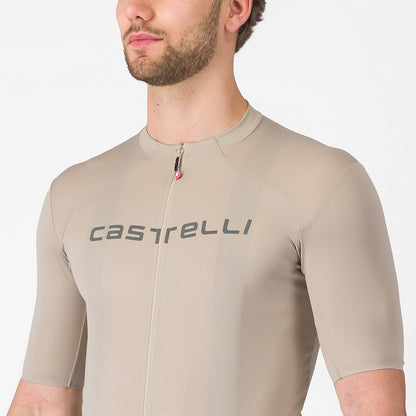 Trikot CASTELLI PROLOGO LITE Kurzarm Beige