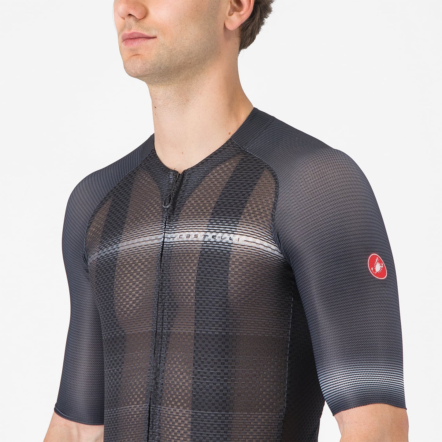 Trikot CASTELLI CLIMBER'S A/C Kurzarm Schwarz