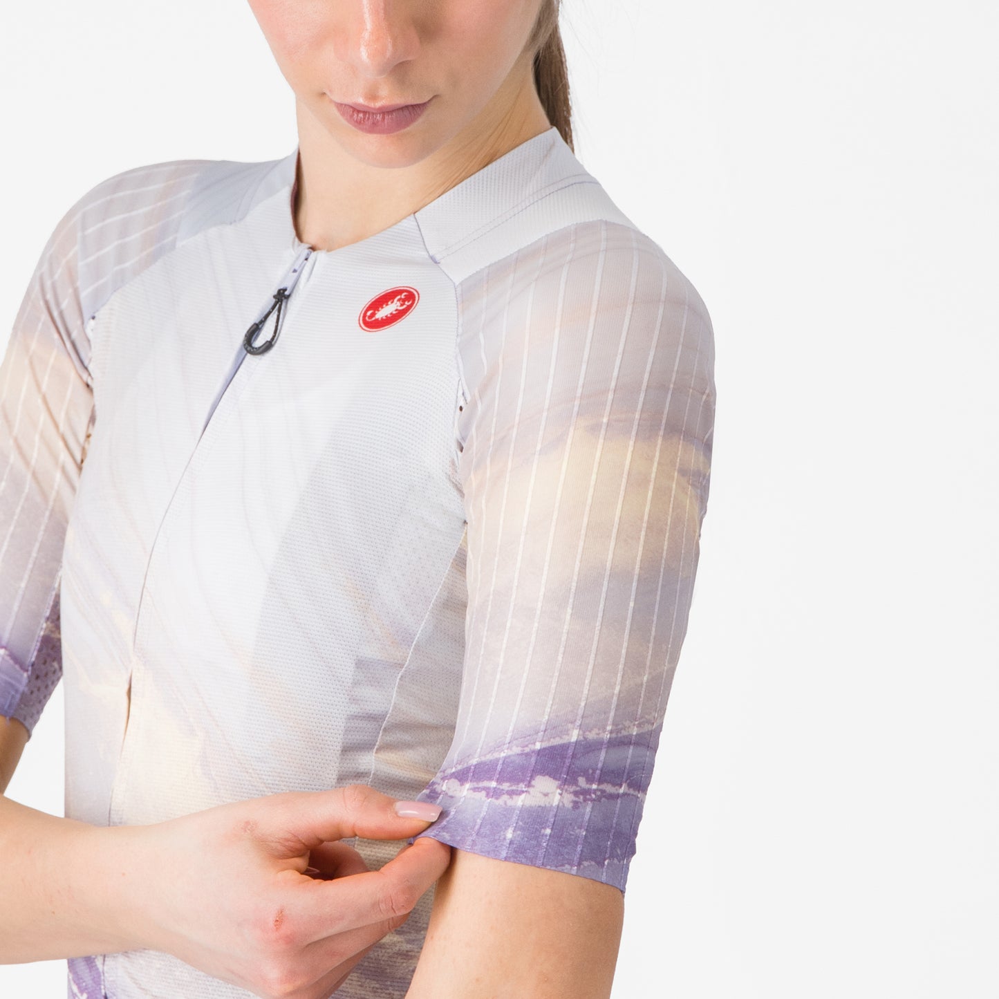 CASTELLI AERO PRO 8S Damen Trikot Kurzarm Mehrfarbig