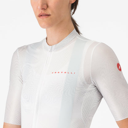 Trikot CASTELLI FANTASIA Damen Kurzarm Weiß