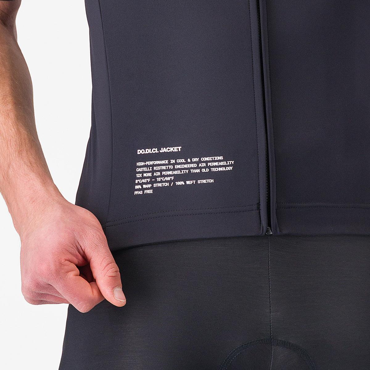 Jacke CASTELLI DO.DI.CI. Kurzarm Schwarz