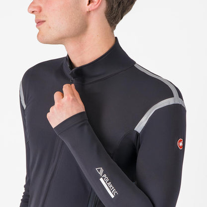 Jacke CASTELLI PERFETTO RoS 3 Schwarz/Schwarz Reflex