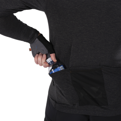 Trikot LEATT MTB ENDURANCE 4.0 Lange Ärmel Schwarz