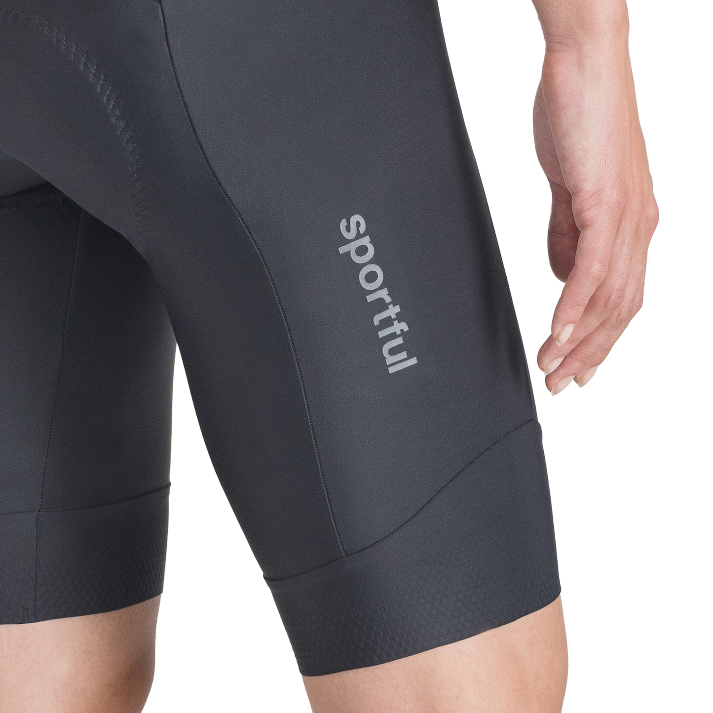 SPORTFUL PULSE Damen Kurze Trägerhose Schwarz
