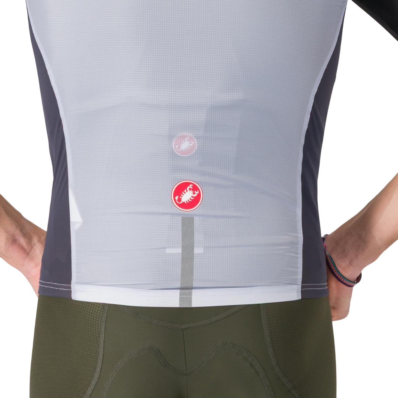 CASTELLI SQUADRA STRETCH Ärmellose Jacke Grau