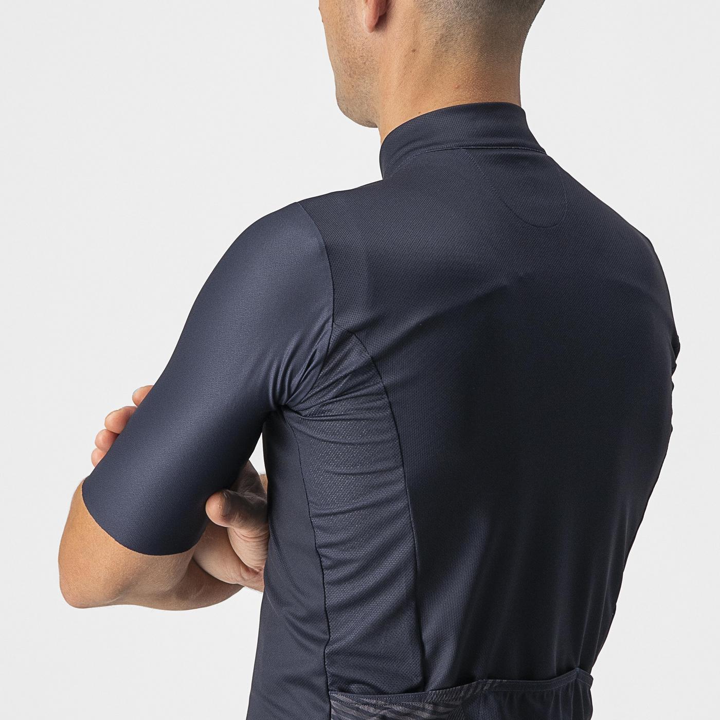 CASTELLI 13 SCREEN Trikot Kurzarm Blau/Rot
