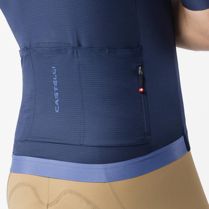 Trikot CASTELLI ESPRESSO 2 Kurzarm Blau
