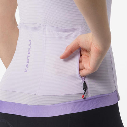 Trikot CASTELLI ESPRESSO 2 Damen Kurzarm Purple Mist
