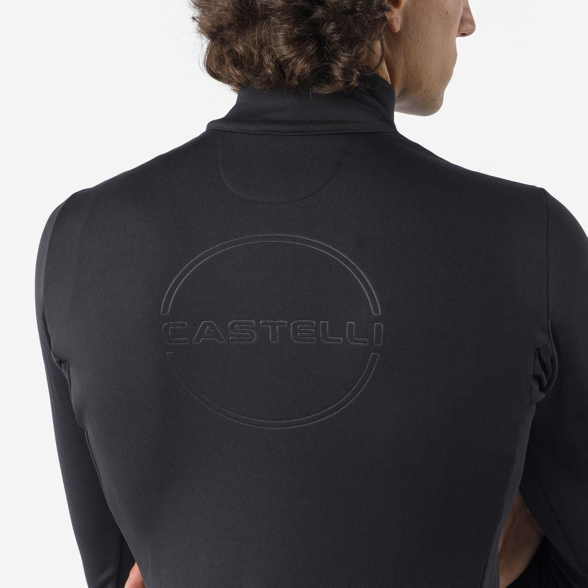 Trikot CASTELLI COMPETIZIONE THERMAL Langarm Schwarz