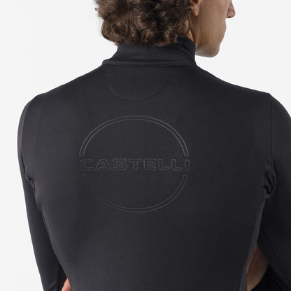 Trikot CASTELLI COMPETIZIONE THERMAL Langarm Schwarz