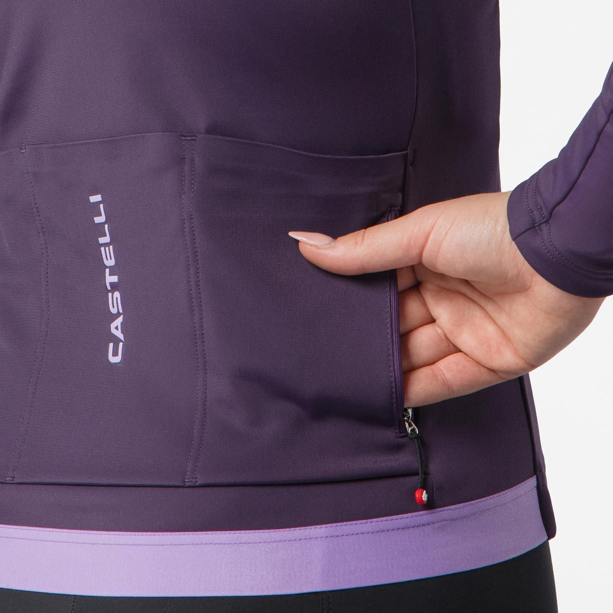 Trikot CASTELLI ESPRESSO THERMAL 2 Damen Marine