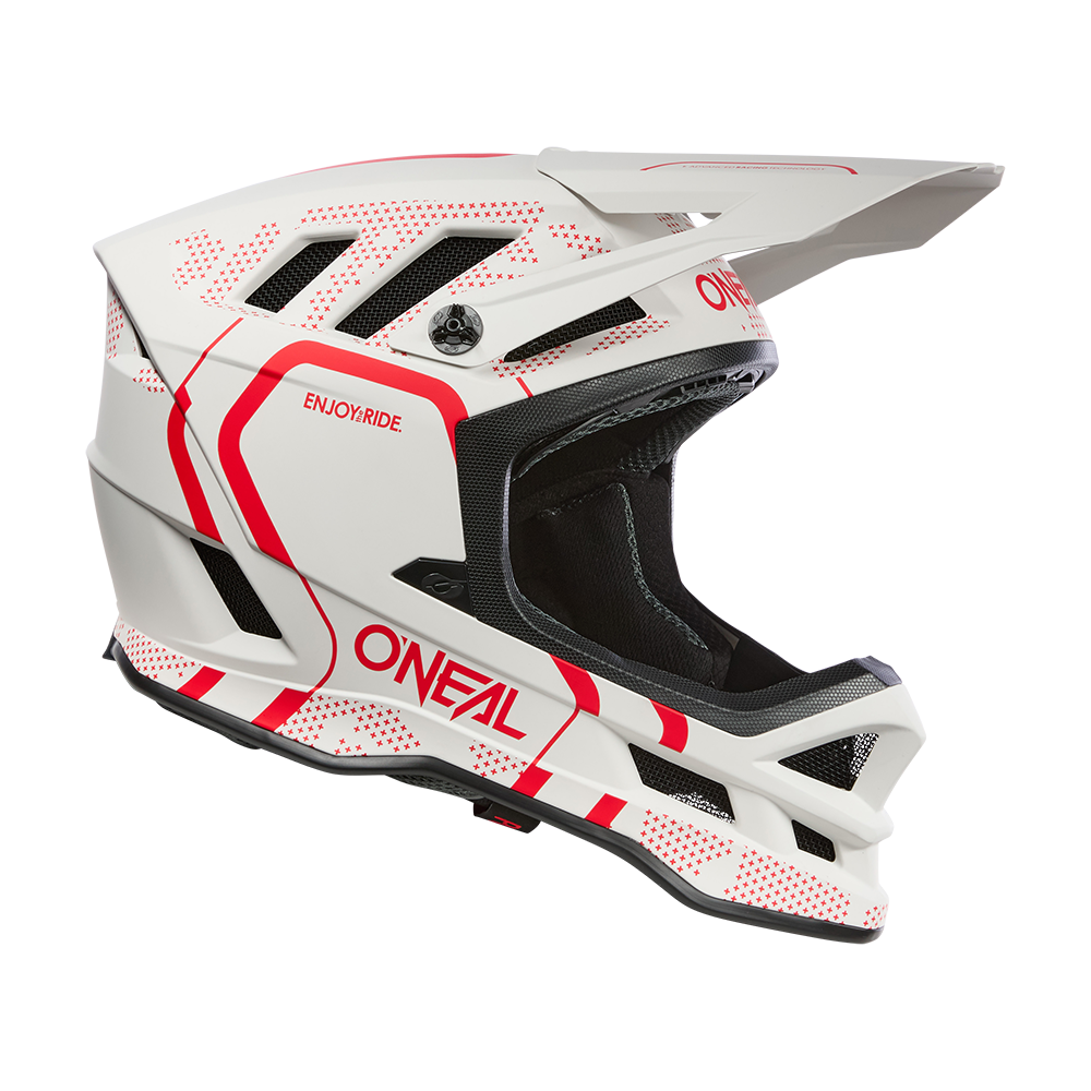 O'NEAL BLADE POLYACRYLITE STRIKE Mountainbike-Helm Weiß/Rot