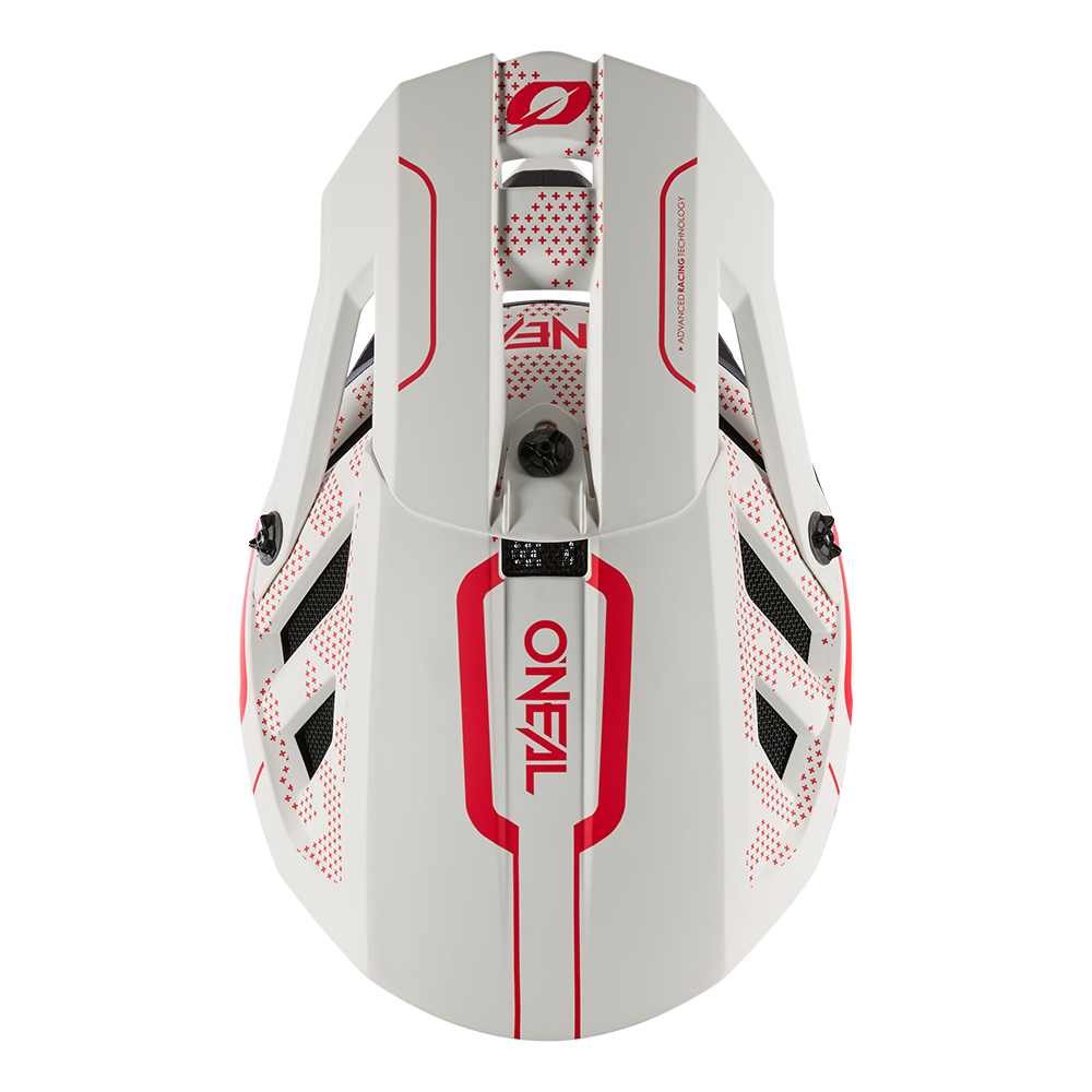 O'NEAL BLADE POLYACRYLITE STRIKE Mountainbike-Helm Weiß/Rot