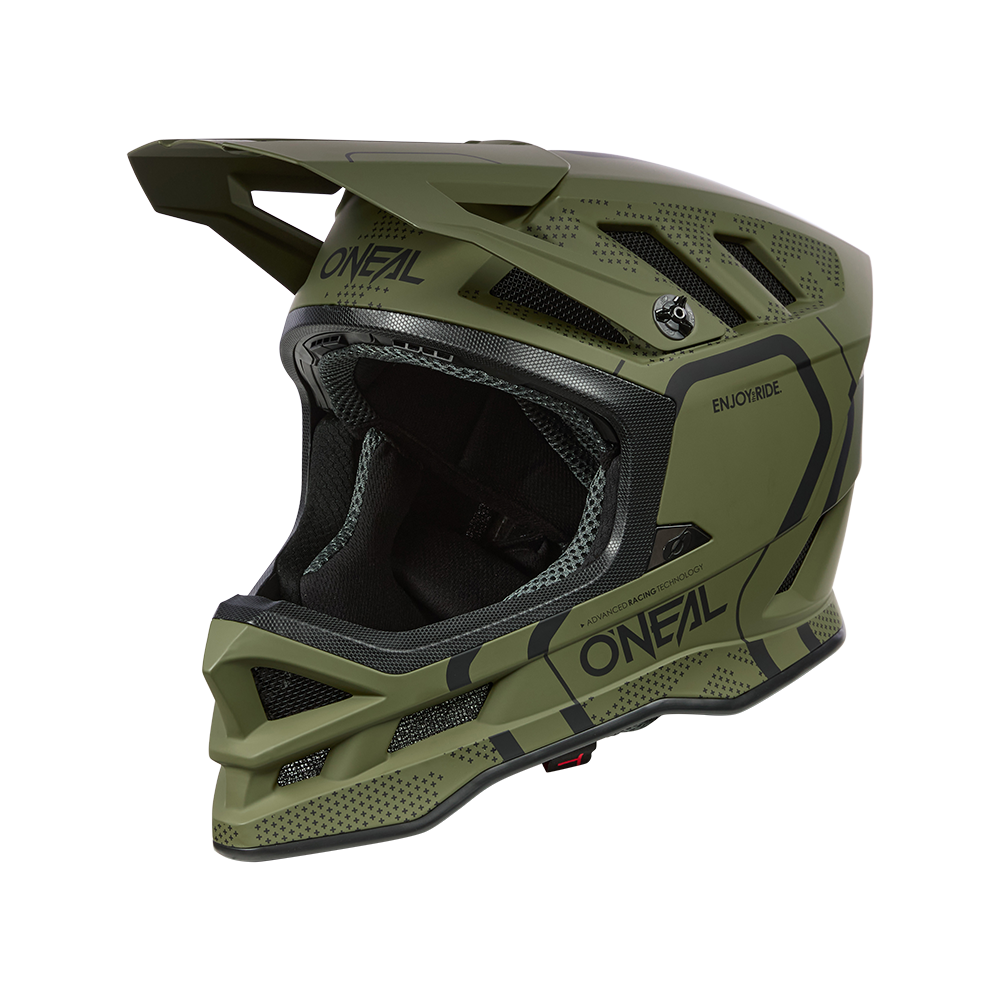 O'NEAL BLADE POLYACRYLITE STRIKE Mountainbike-Helm Grün/Schwarz