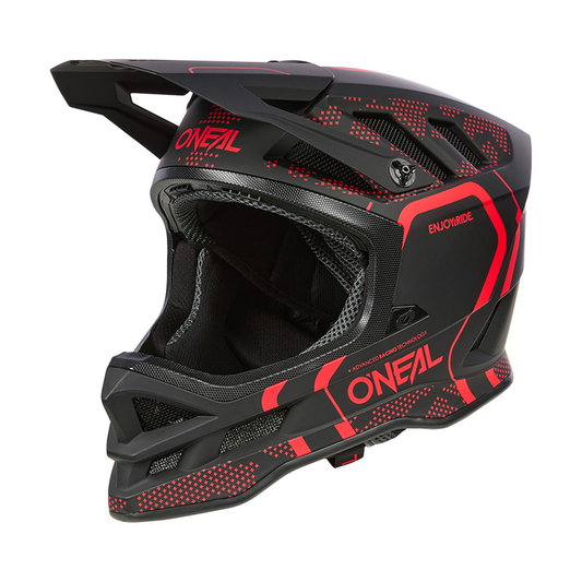 MTB-Helm O'NEAL BLADE POLYACRYLITE STRIKE Schwarz/Rot