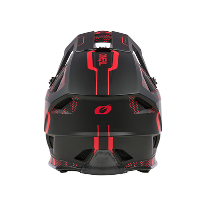 MTB-Helm O'NEAL BLADE POLYACRYLITE STRIKE Schwarz/Rot