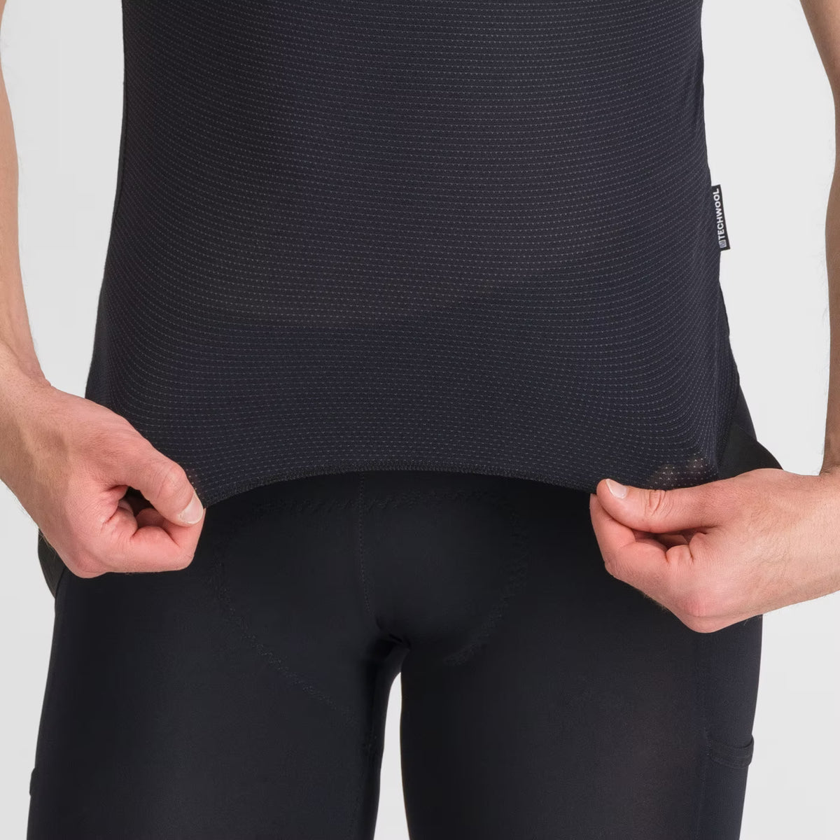 SPORTFUL MERINO Kurzarm-Unterhemd Schwarz