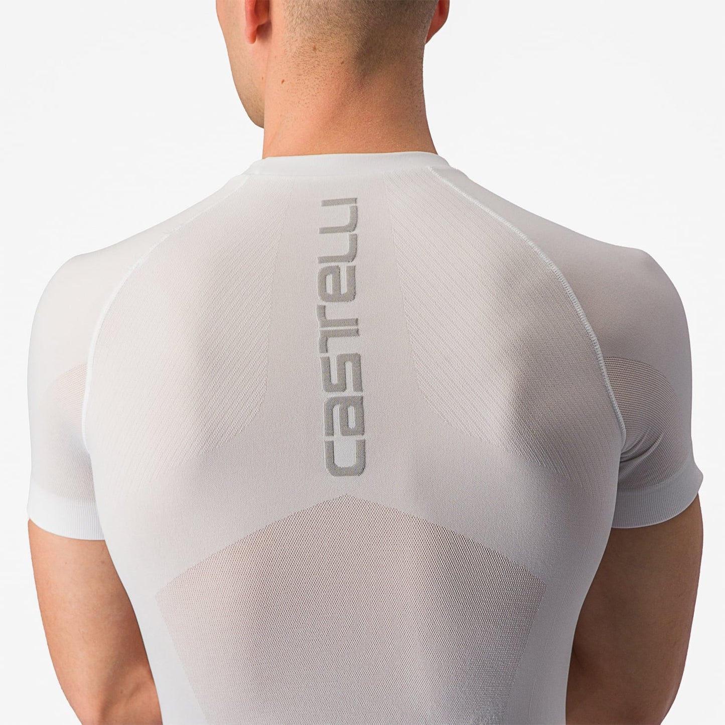 Unterwäsche CASTELLI CORE SEAMLESS Kurzarm Weiß