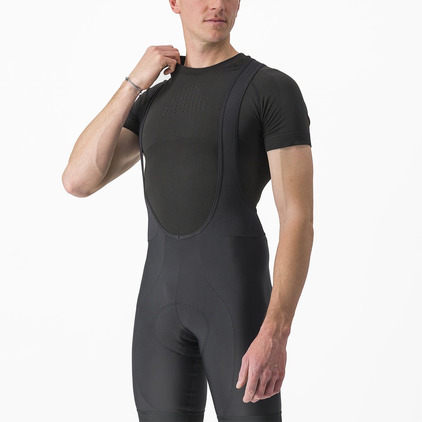 Unterwäsche CASTELLI CORE SEAMLESS Kurzarm Schwarz