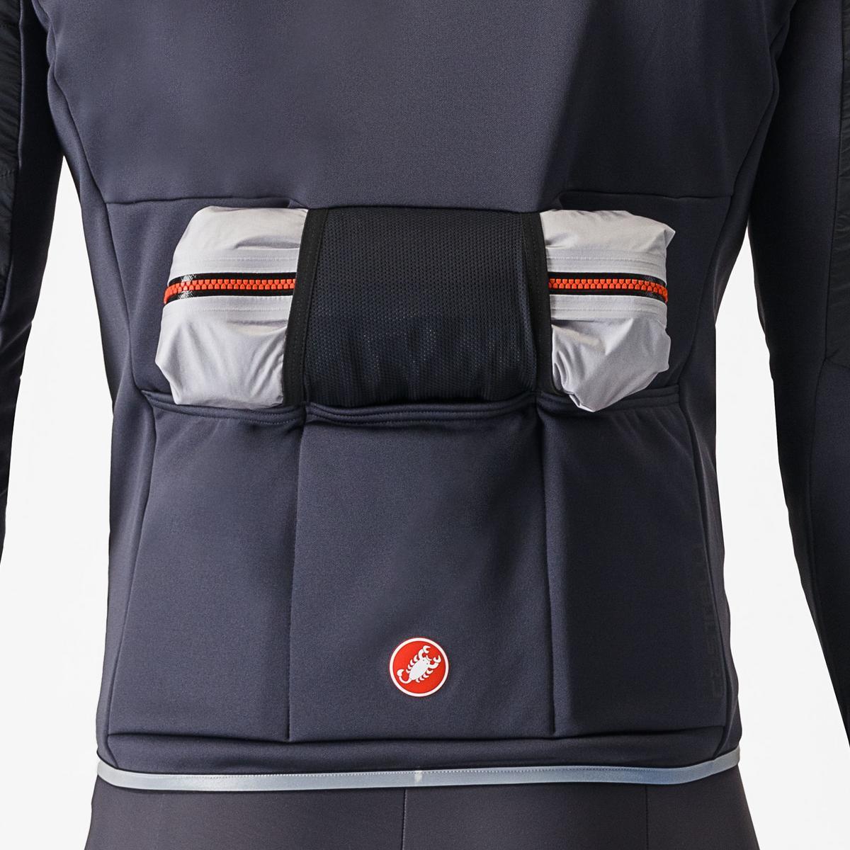 CASTELLI UNLIMITED Jacke Schwarz/Grau