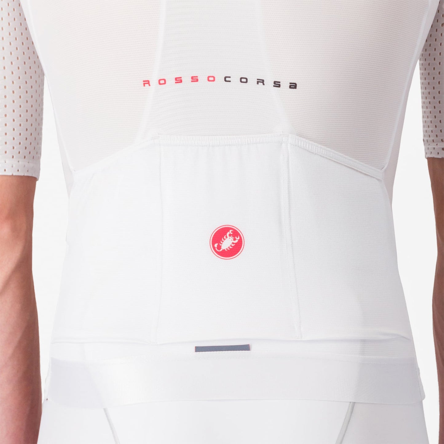 CASTELLI AERO RACE 8S Trikot Kurzarm Weiß
