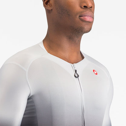 Trikot CASTELLI UPF Kurzarm Grau