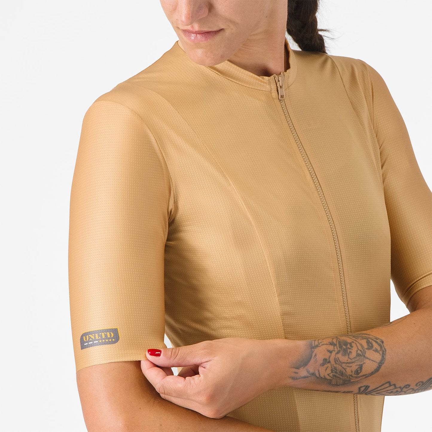 CASTELLI UNLIMITED Damen Trikot Kurzarm Braun