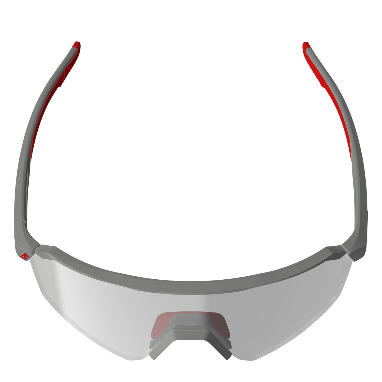 LEATT RIDEVIZ LITE LARGE Brille Satin Grau Iriz Silber Glas