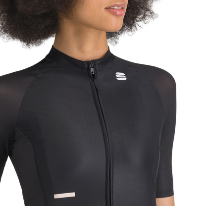 Radtrikot SPORTFUL SUPERNOVA Kurzarm Damen Schwarz